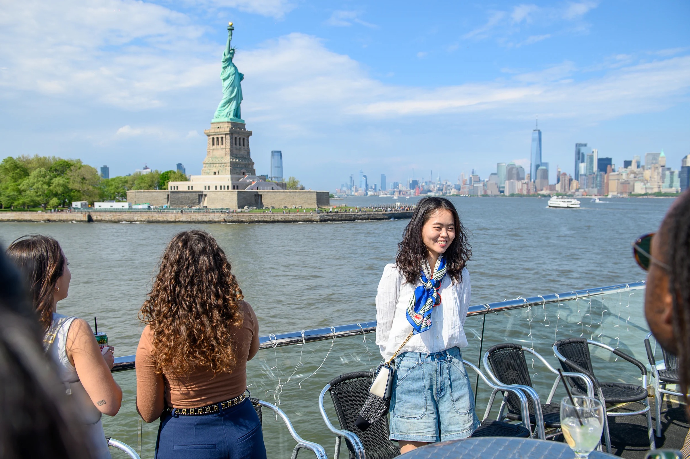 Where to see Statue of Liberty from a high view